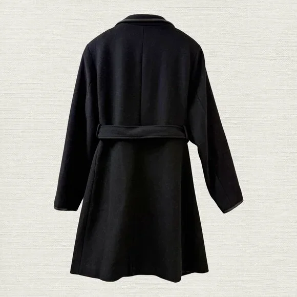 Nine West black wool blend coat - Picture 2 of 9